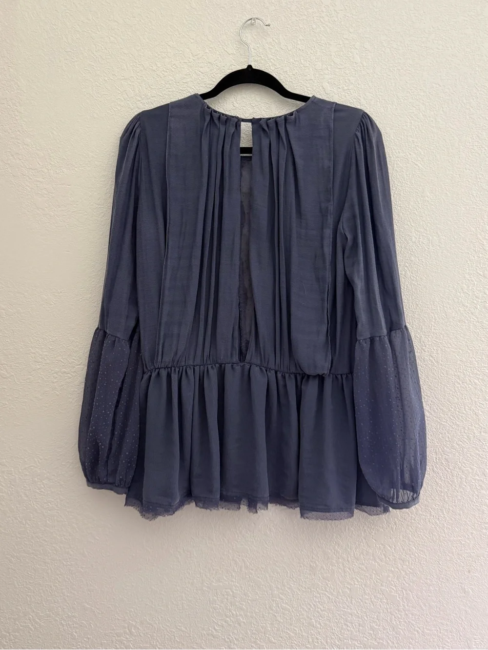Free People Soul Serene Top in blue size XS
